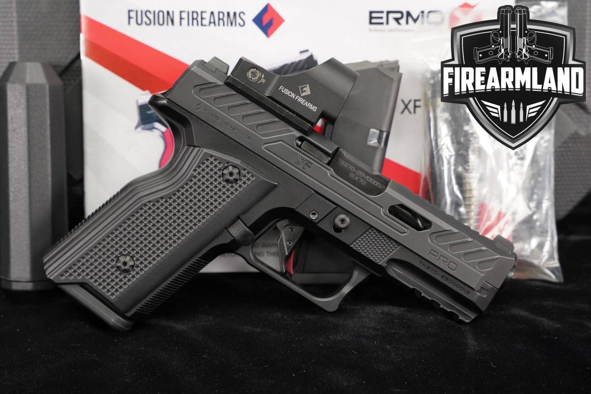 Fusion Firearms XF Pro 9mm Optics-Ready 4" FLUTED PORTED +2 MAGS & ORIG BOX