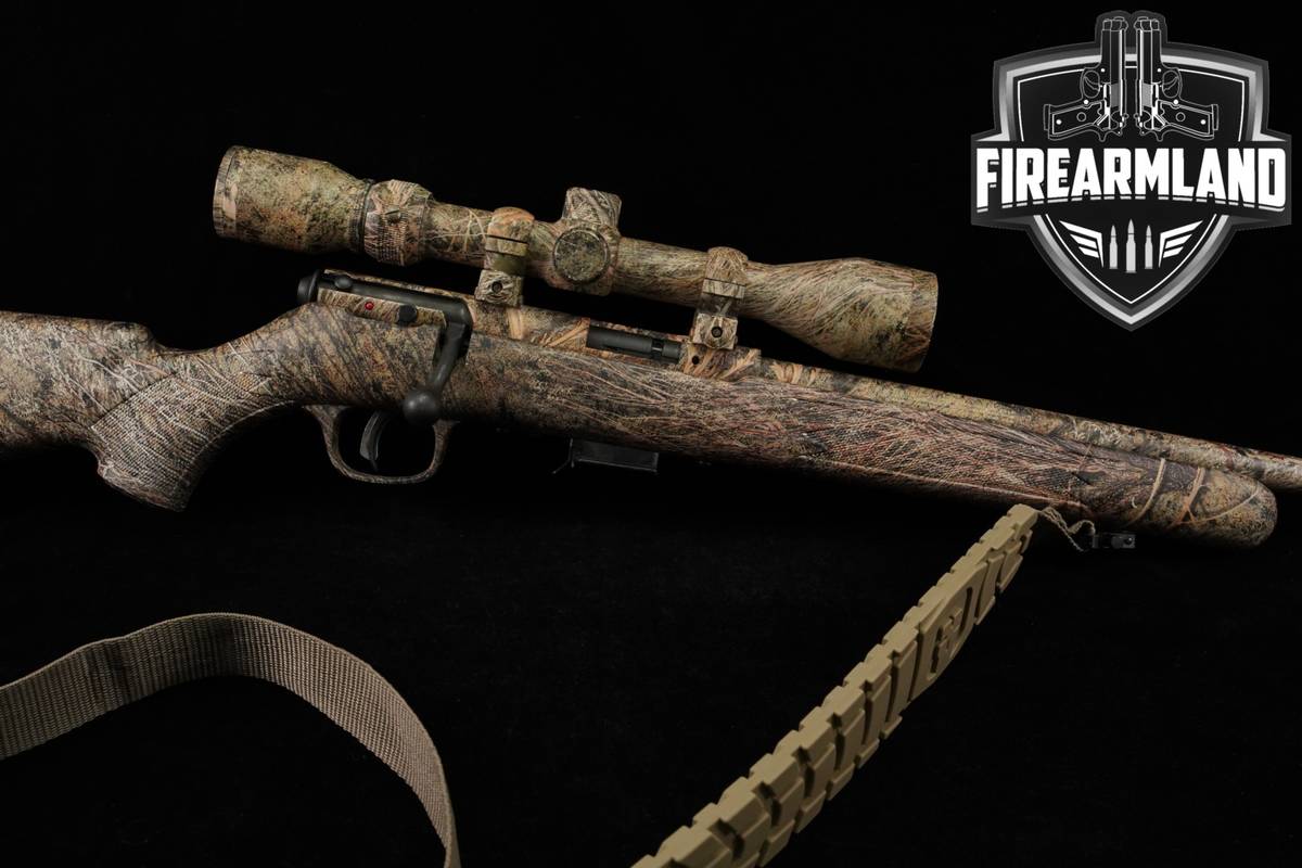Savage Arms Model 93 Brush Camo 17 HMR 21" +BUSHNELL OPTIC