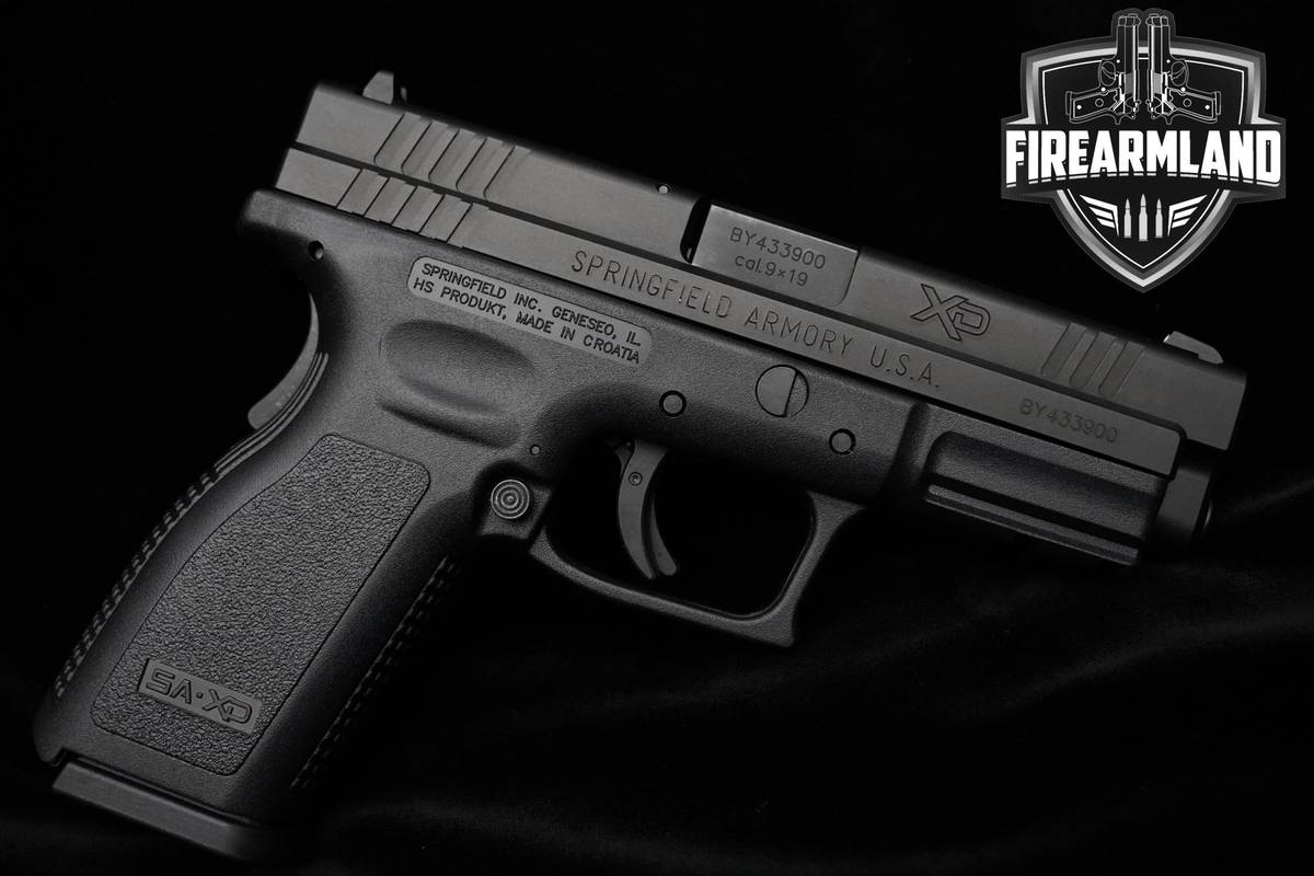 Springfield Armory XD-9 9mm 4" Pistol XD9 +3 MAGS