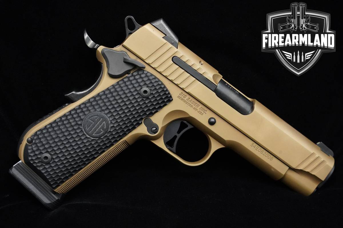 Sig Sauer 1911 Emperor Scorpion Fastback 45 ACP 5" Coyote 1911 1911A1 2MAGS