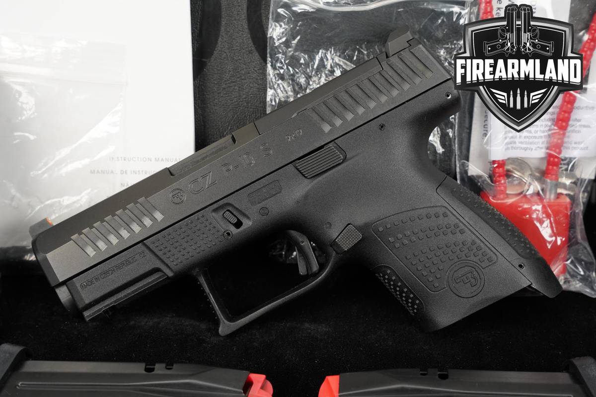 CZ P-10 S Optic-Ready OR 9mm 3.5" Compact P10 10S P10S +3 MAGS & ORIG CASE