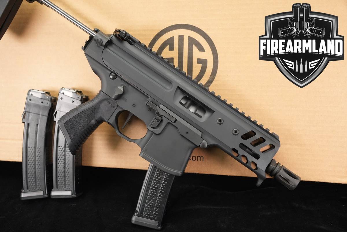Sig Sauer MPX K 9mm 4.5" PDW MPXK THREADED +3 MAGS & ORIG BOX