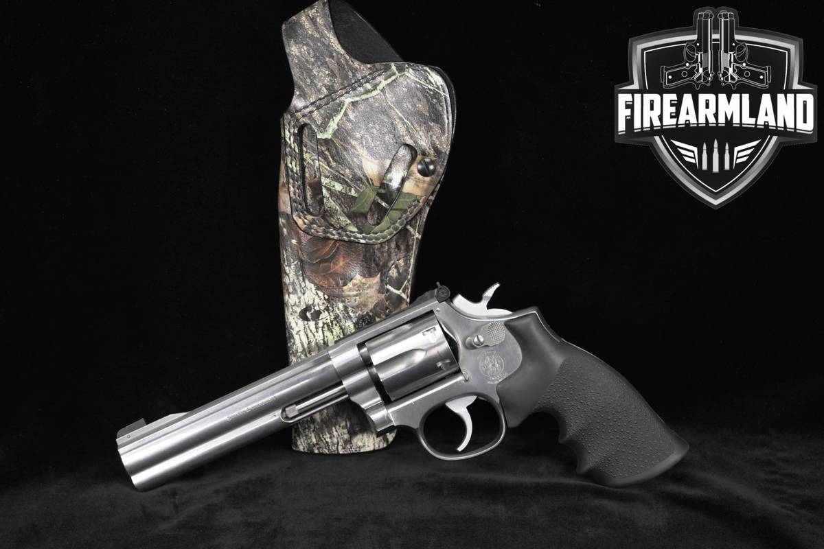1989-1994 Smith & Wesson Model 648 S&W 22 WMR 6" Stainless DA/SA FLUTED