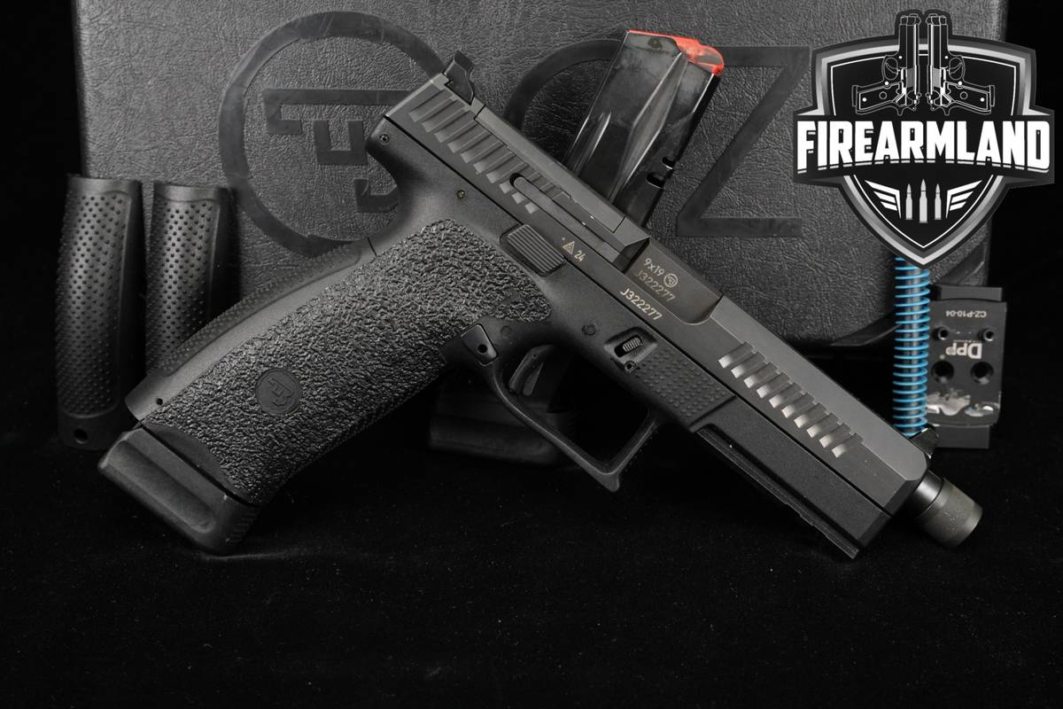 CZ P-10 F OR SR 9mm 5.3" THREADED P10F P10 +2 MAGS & ORIG CASE