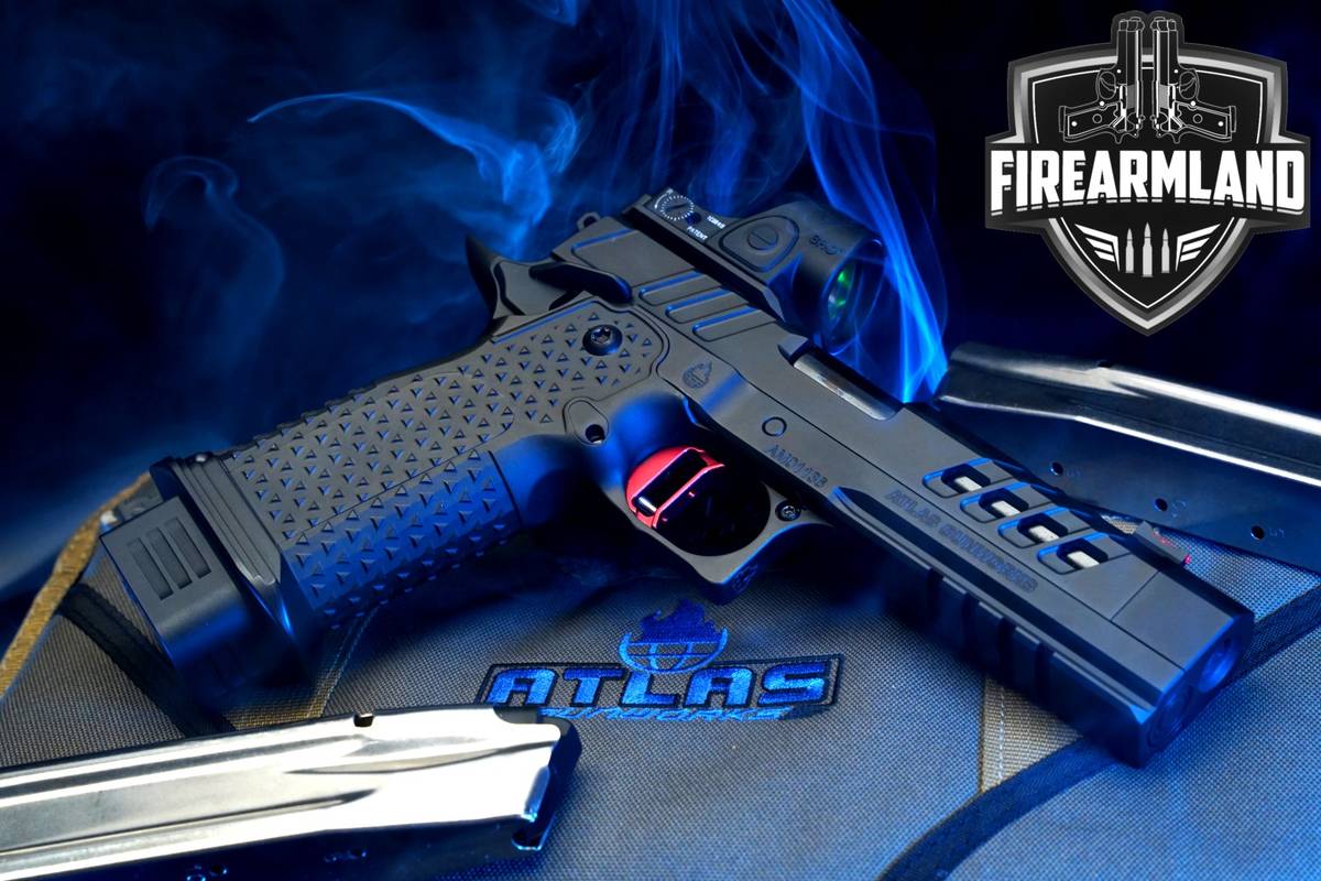 Atlas Gunworks Artemis V3 Perfect Zero 9mm 1911 2011 +3 MAGS, TRIJICON SR02