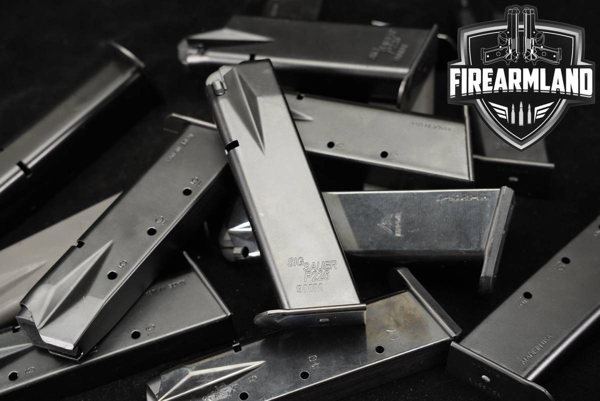 THIRTEEN (13) Sig Sauer P226 17 & 15 Round Magazines 9mm Luger P-226 Mags