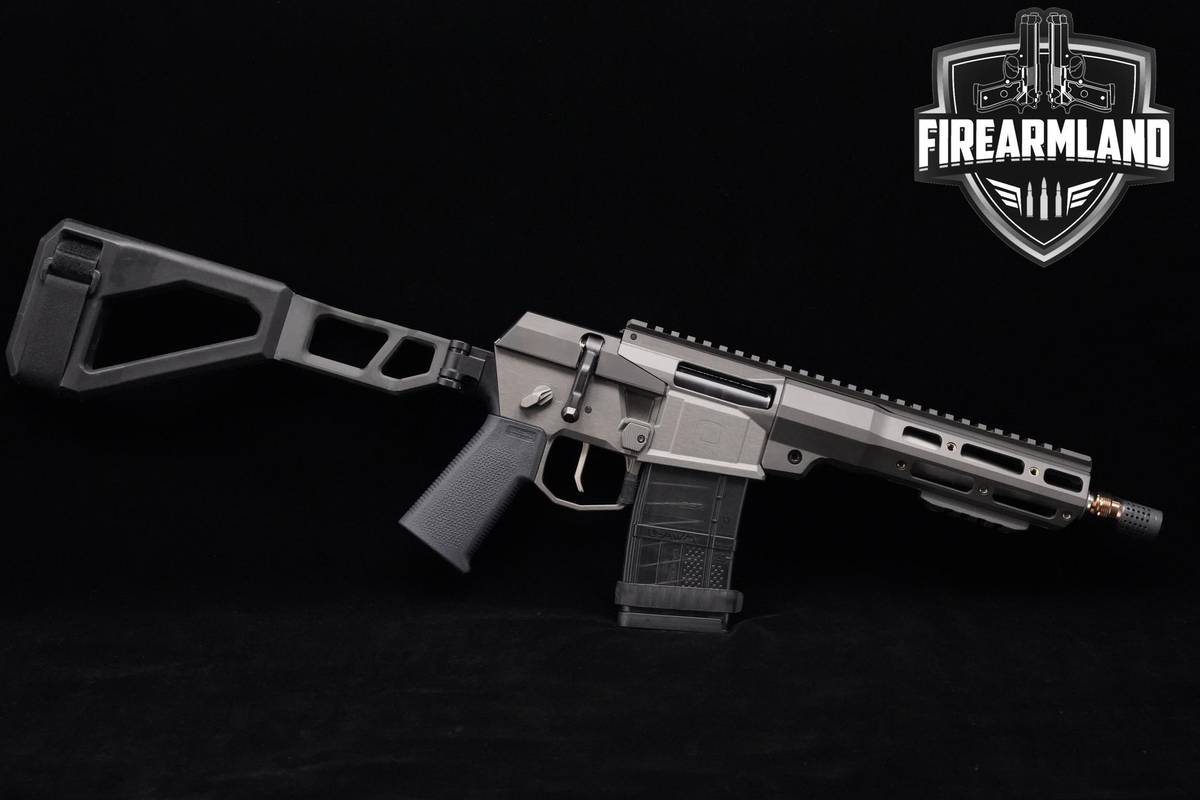 DESIRED! Q Mini Fix 300 Blackout 8" Gray Q Mini-Fix +5 MAGS & ORIG BOX