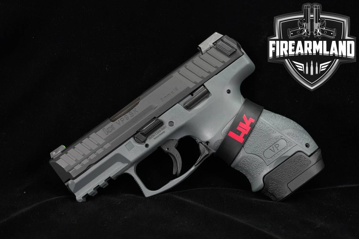 Heckler & Koch H&K HK VP9SK 9-mm 3.39" Two-Tone Black & Grey Pistol +4 MAGS