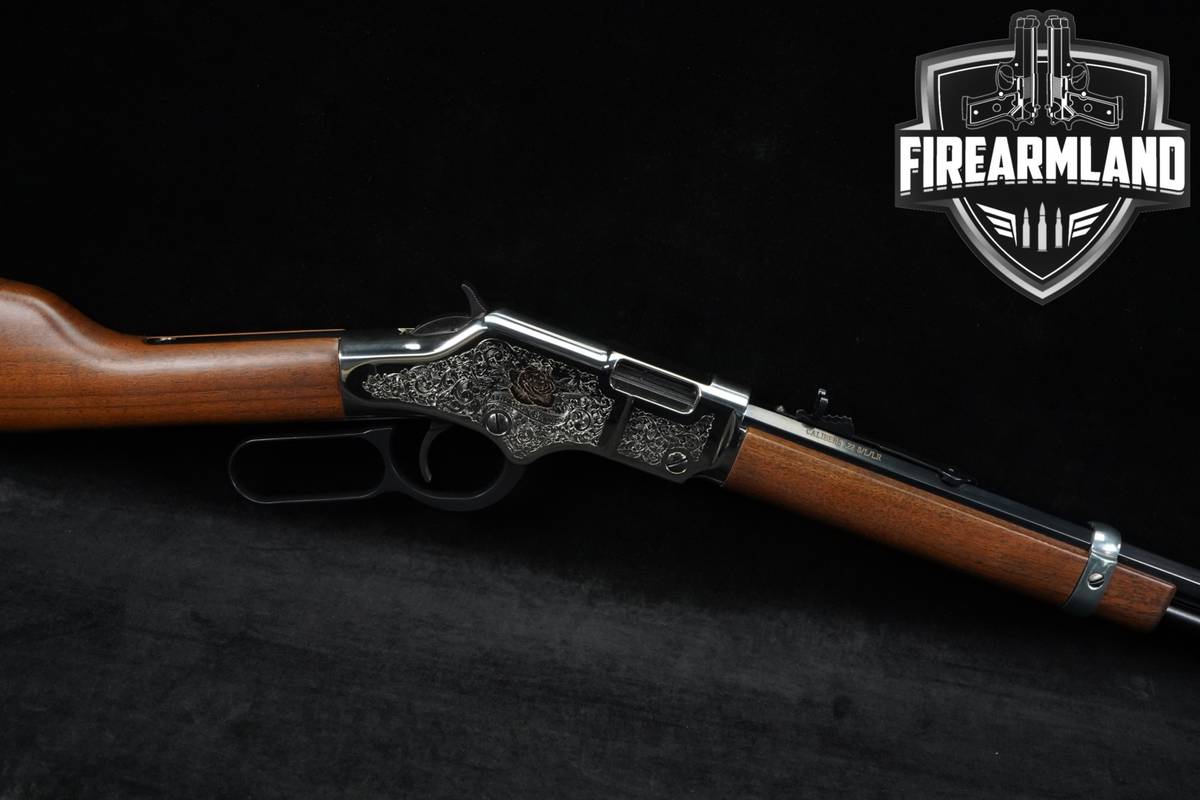 ENGRAVED Henry Golden Boy American Beauty 22LR 20" +ORIG BOX