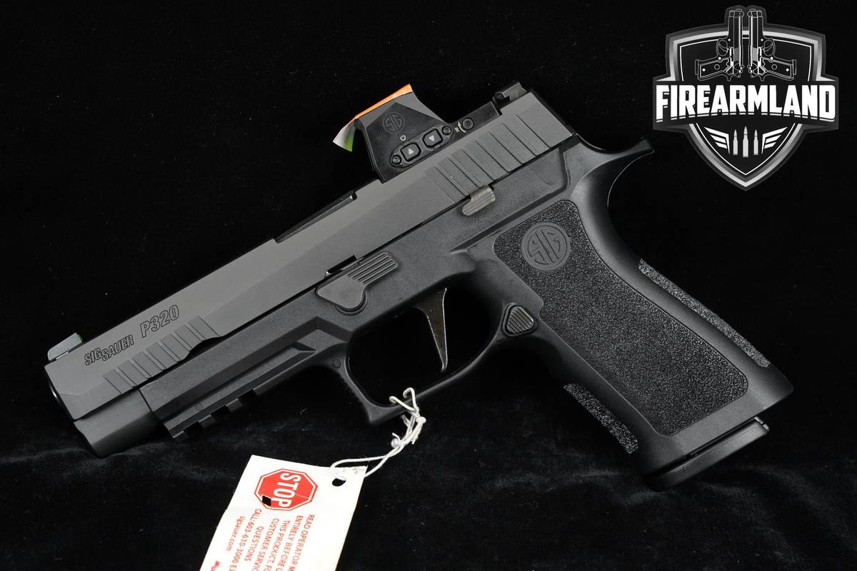 LIKE-NEW Sig Sauer P320 XSeries FULL 9mm 4.7" +3 MAGS, ORIG CASE & ROMEO-X