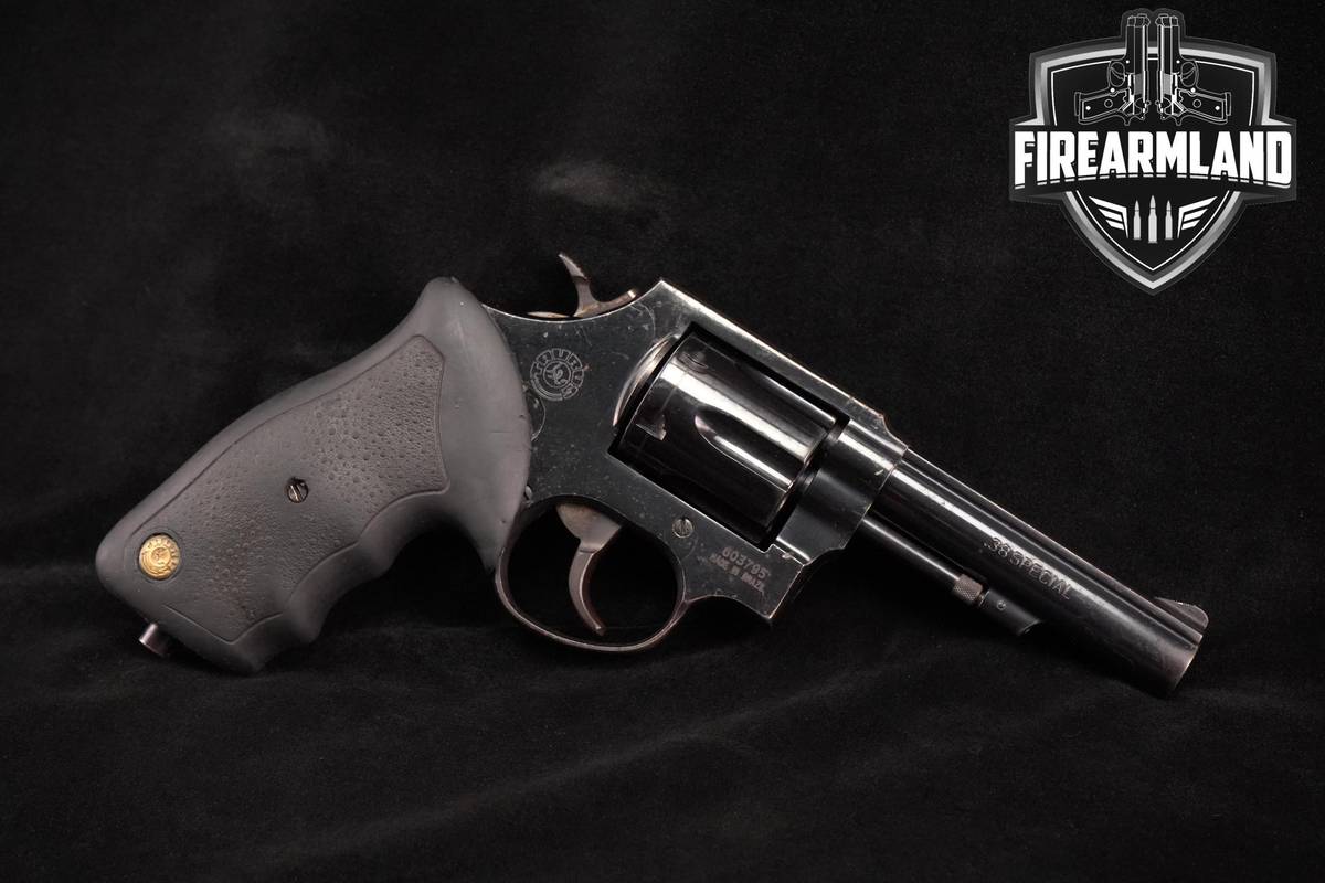 Taurus Model 82 38 Special 4" Polished Blued M82 DA/SA