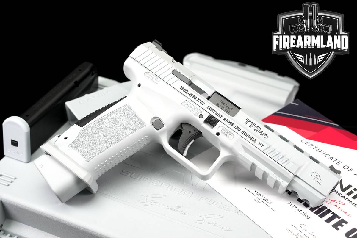 2127 OF 7500 Canik TP9 SFx Signature Series Whiteout 9mm 5.2" TP 9 +OG CASE