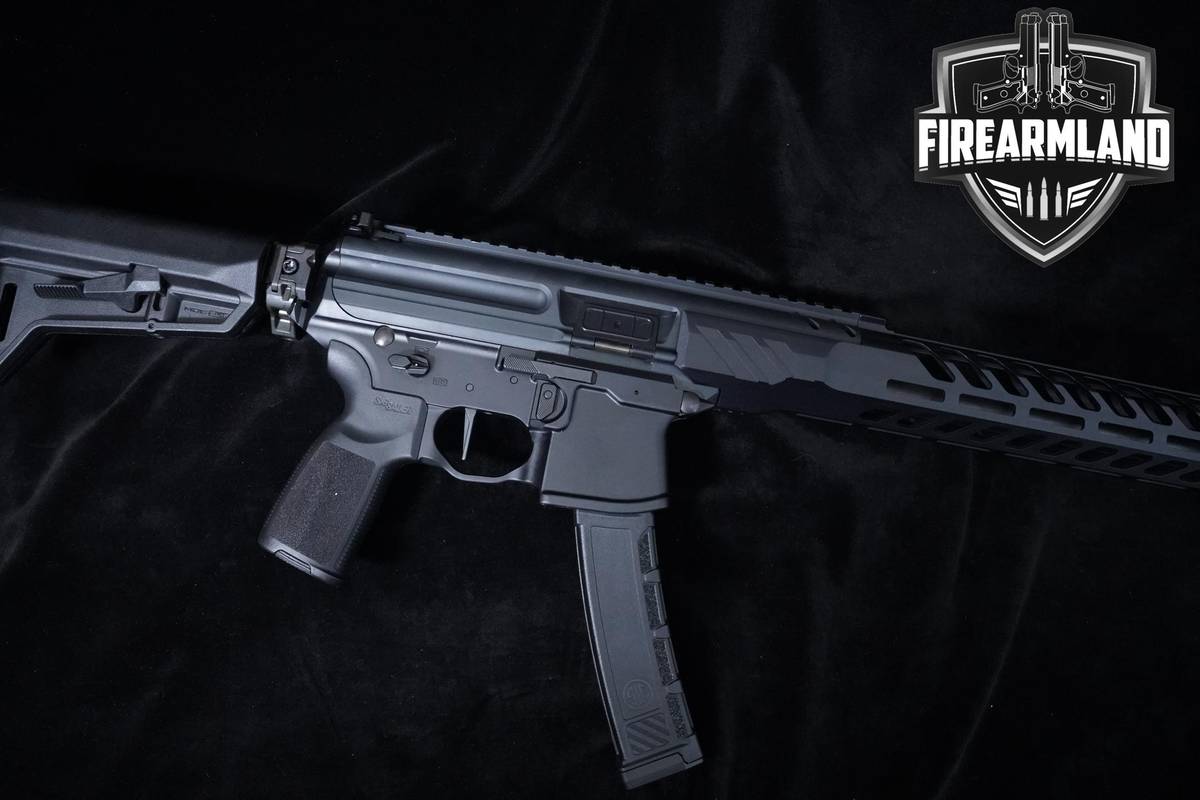 Sig Sauer MPX PCC 9mm AR-9 AR 16" Black Hard Coat Anodized MPX