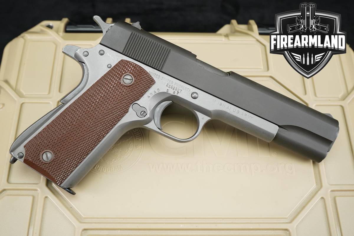 1945 WWII Ithaca M1911A1 Anniston Army Depot Rebuild 1911-A1 5' 1911A1