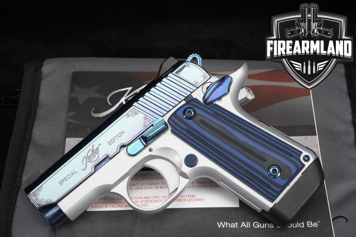 Kimber Micro Sapphire Special Edition 380 ACP 2.75" PVD 1911 +ORIG CASE