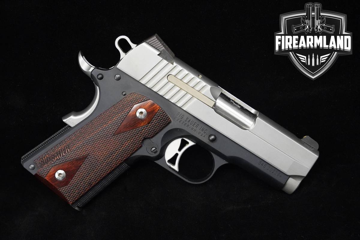 DISCONTINUED Sig Sauer 1911 45 ACP 3.25" Two-Tone Sig-Sauer 1911 +2 MAGS