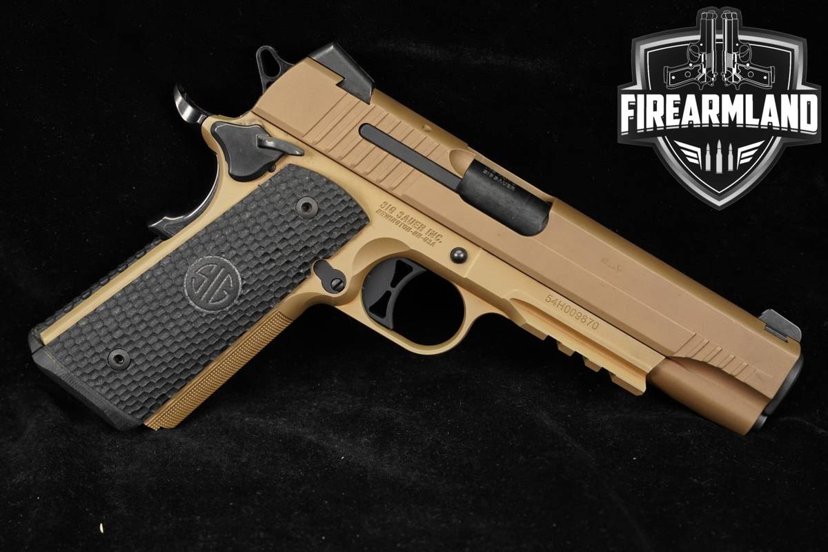 Sig Sauer 1911 Emperor Scorpion Full-Size 45 ACP 5 FDE +6 MAGS