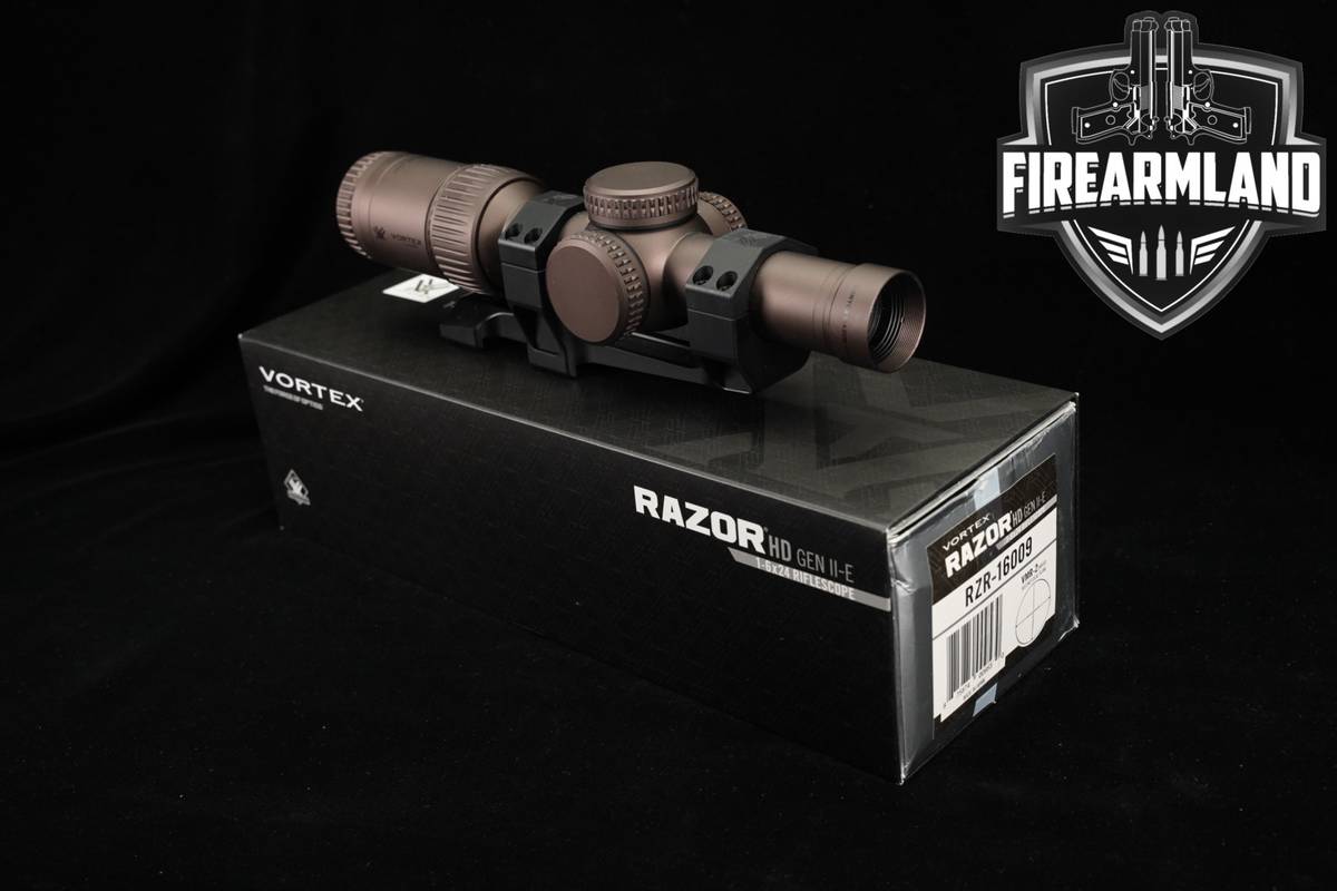 Vortex Optics Razor HD Gen II-E 1-6x24 Red Illumination MRAD SFP Scope