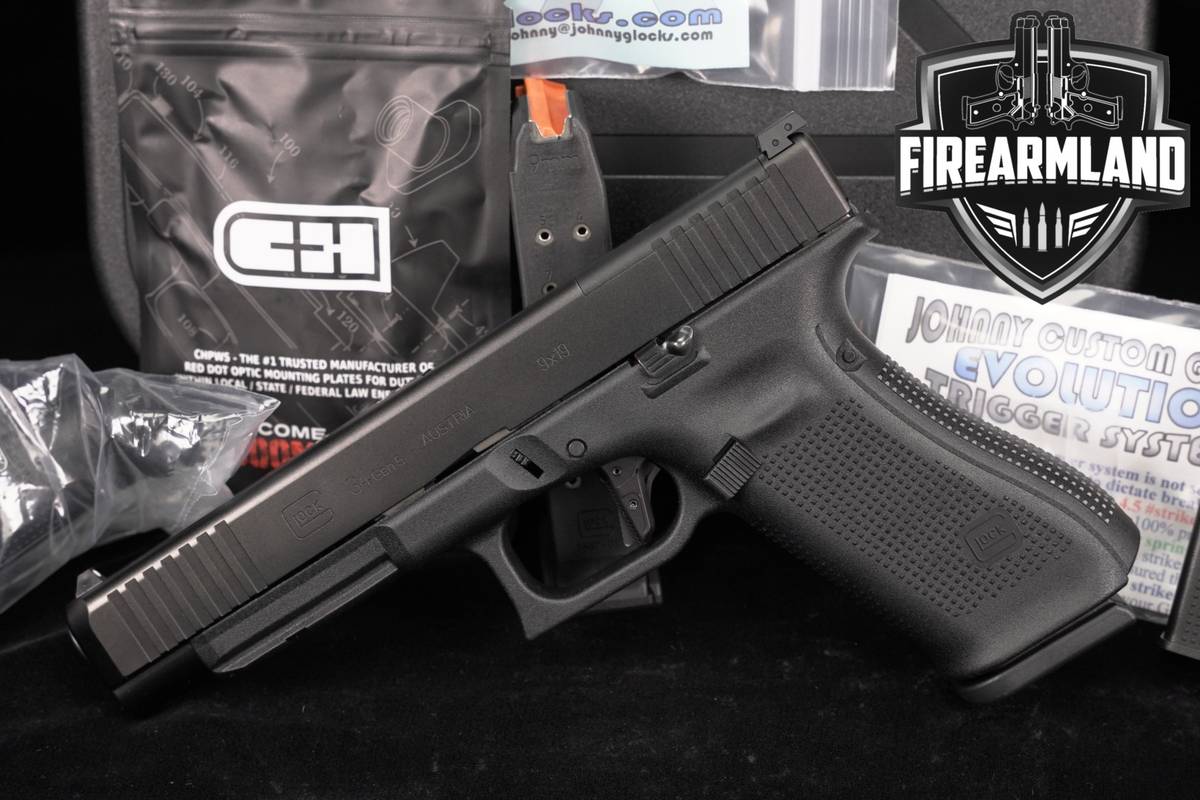 Glock 34 Gen5 MOS G34 Gen 5 9mm 5.31 +3 MAGS & ORIG BOX