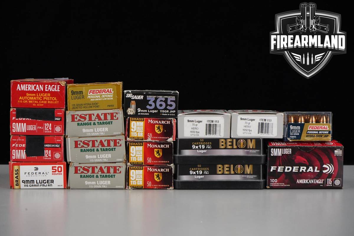 800 RDS! 9mm Ammo 9-mm