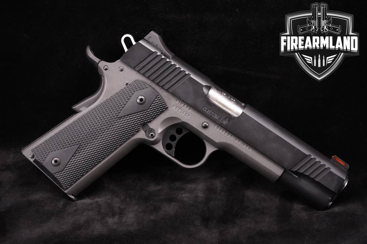 LIMITED Kimber Custom LW Shadow Ghost 45 ACP 1911 5" Two-Tone Pistol