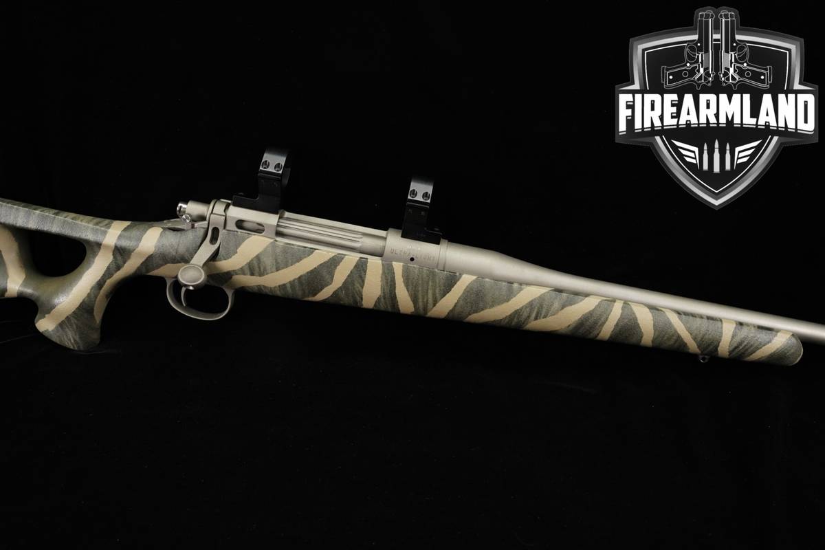 MG Arms Ultra-Light 300 RUM 26 Zebra-Stripe Camo Skeletonized Receiver