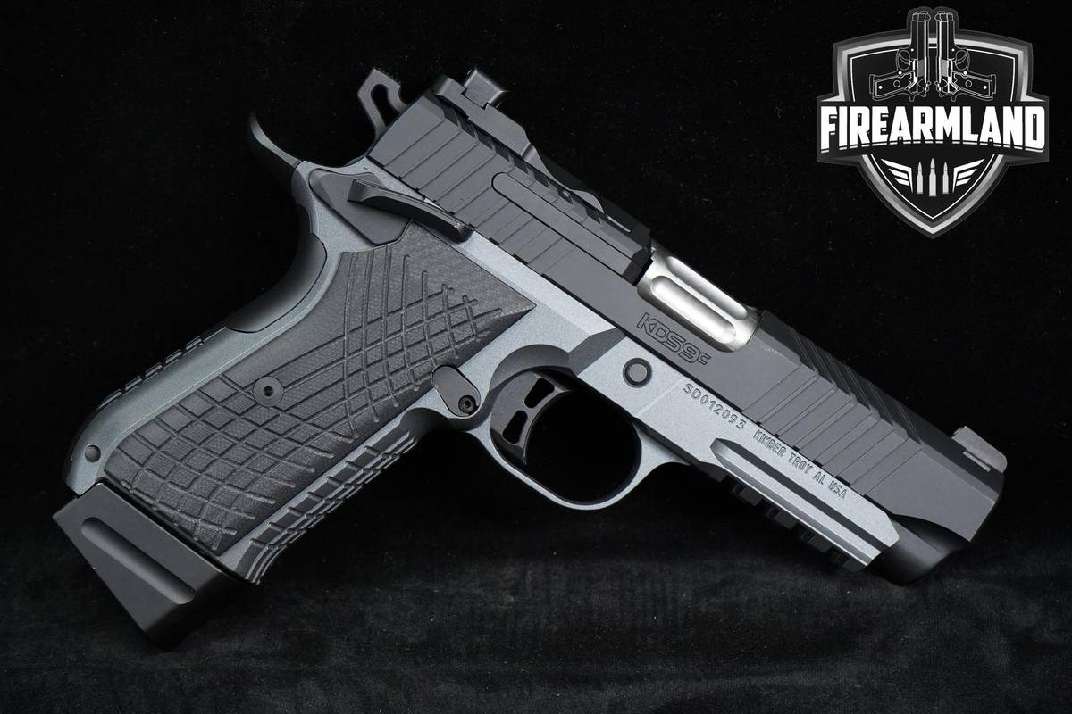 OPTIC READY Kimber KDS9c Rail 9mm 1911 4.09" 2011 +2 MAGS & ORIG BOX