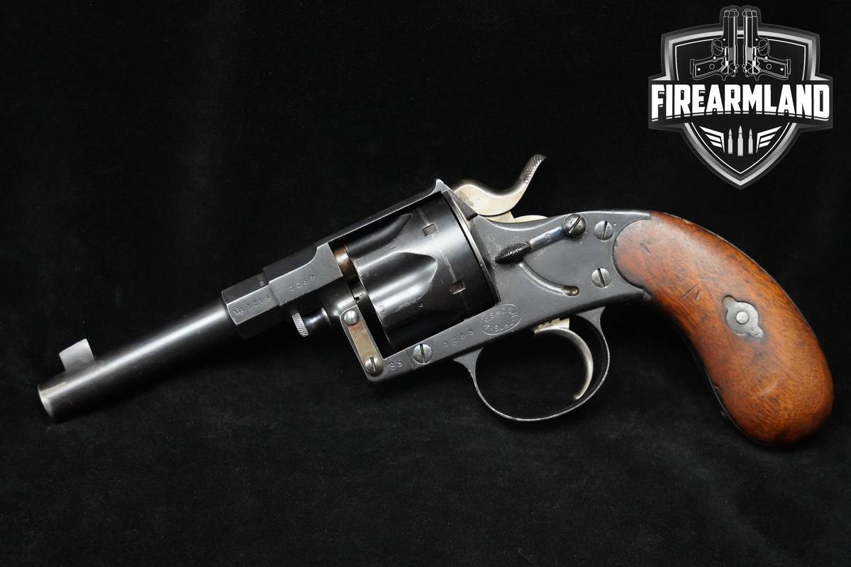 UNIT-MARK 1883-1896 C.G. Haenel Model 1883 Reichsrevolver 10.6x25mmR Suhl