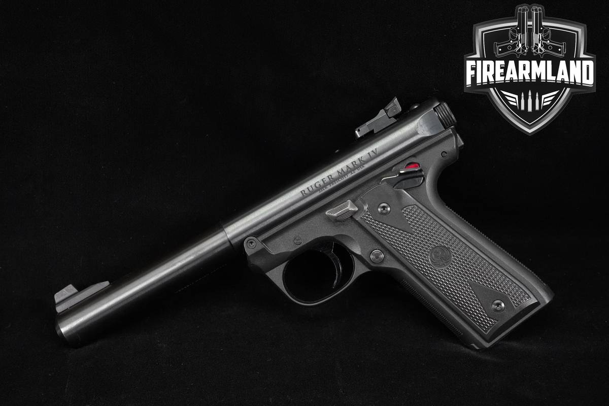 Ruger Mark IV 22/45 22LR 5.5" Blued Bull MkIV Mk 4 Mk4 Target +2 MAGS