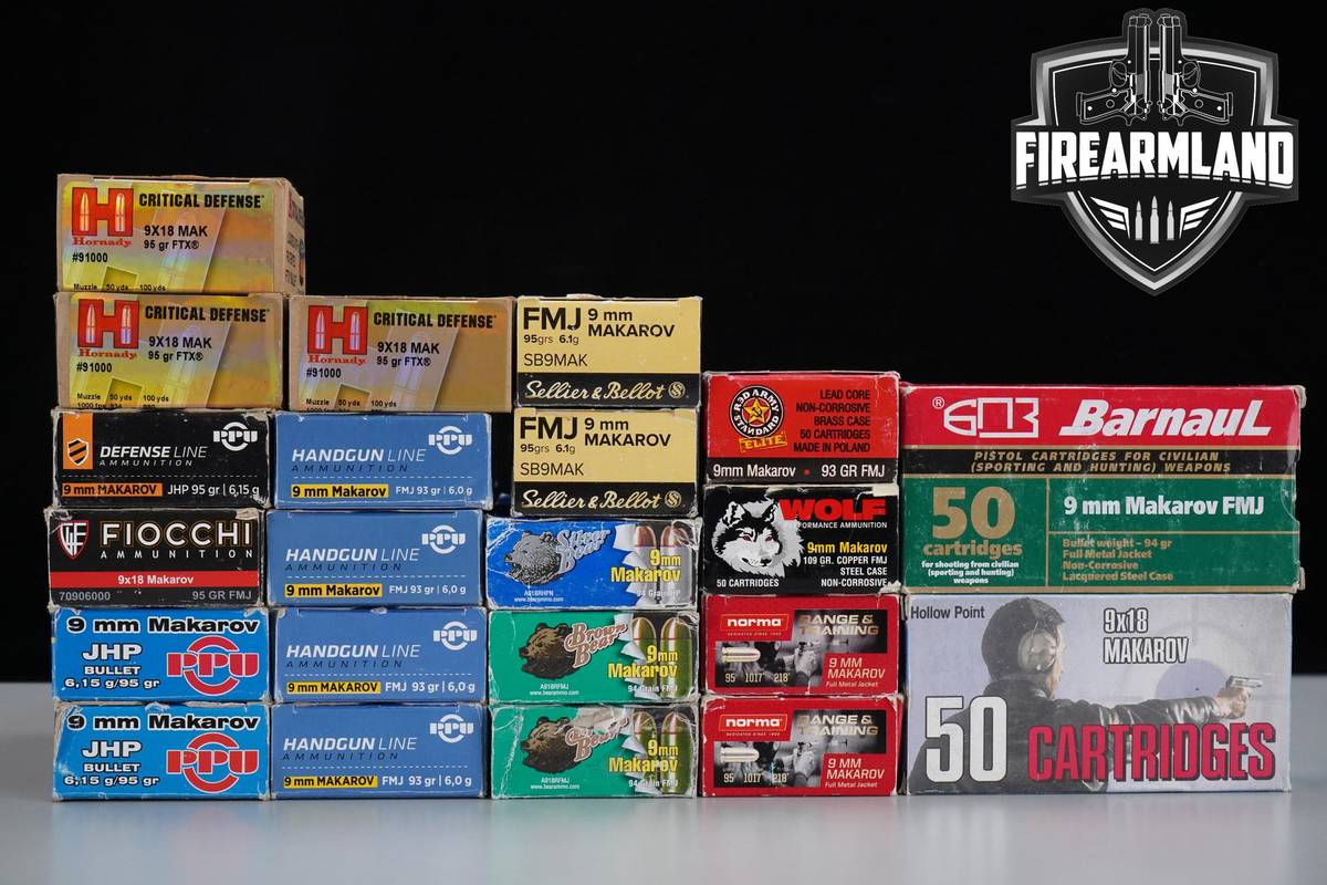 1025 RDS! 9mm Makarov Ammo 9x18