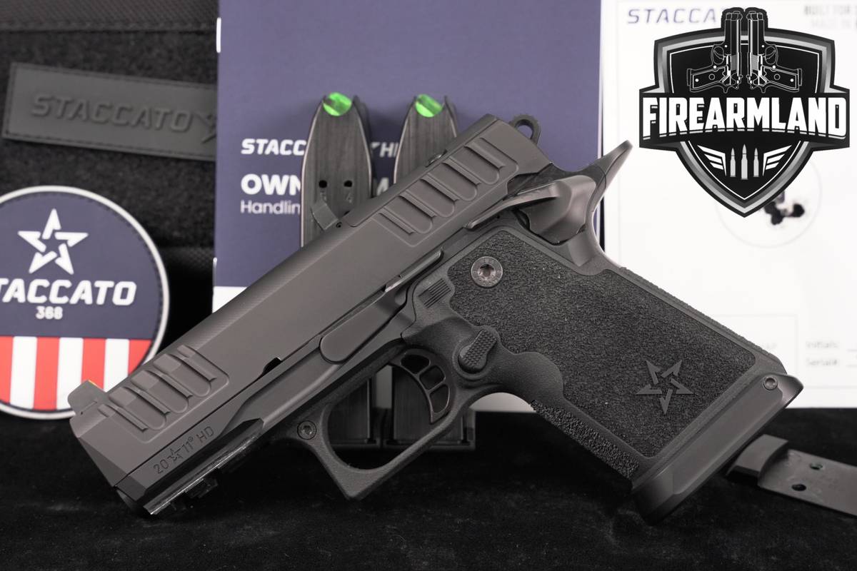 Staccato C3.6 HD 9mm Optics-Ready 3.5" STI 1911 2011 +3 MAGS & ORIG CASE