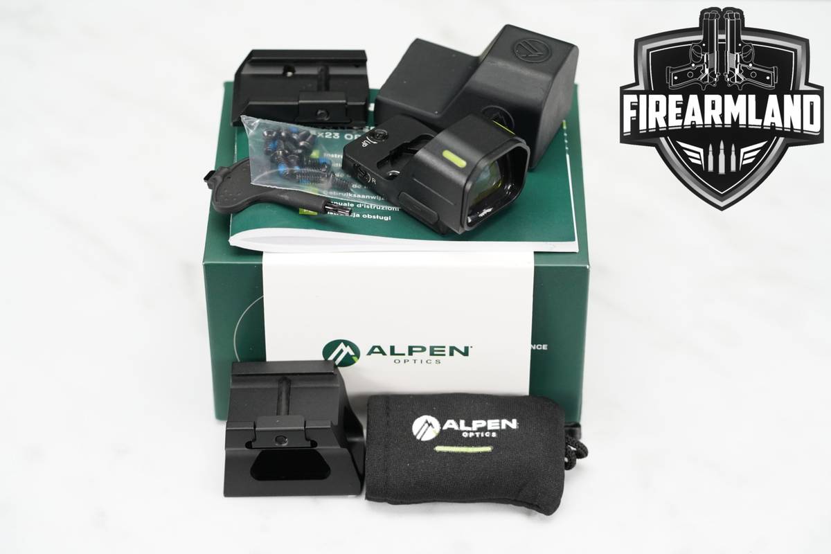Alpen Optics ARGUS LT Red Circle Dot Sight +ORIG BOX