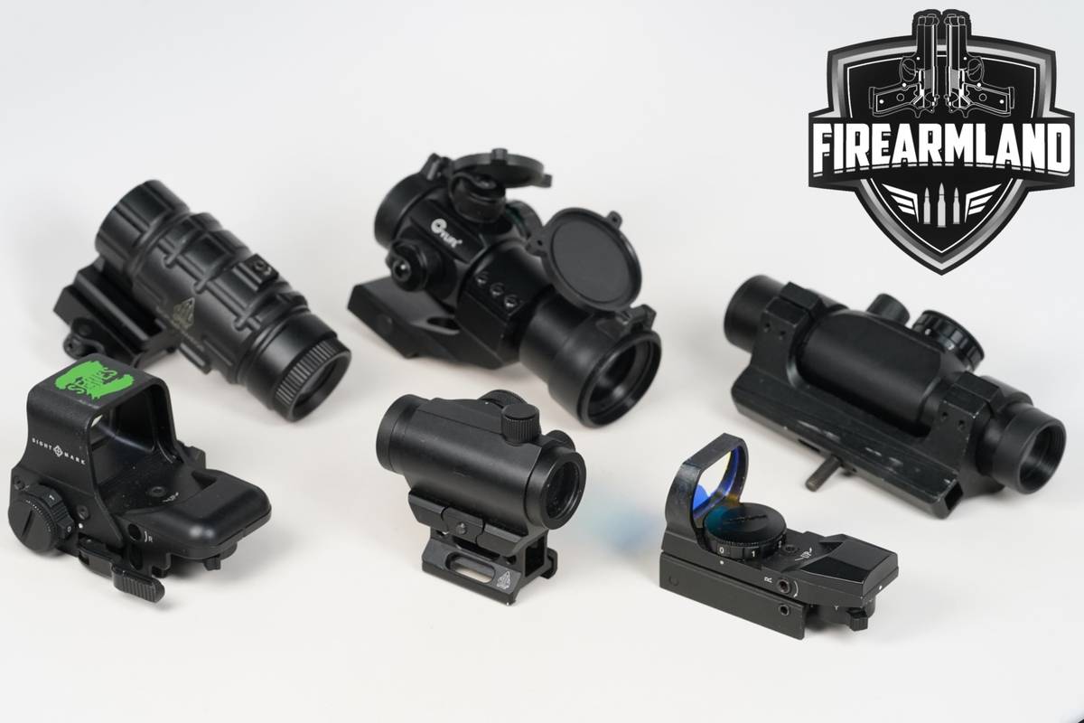 FIVE RED DOT SIGHT LOT 5 Pack UTG Sightmark NcStar CVLife RDS