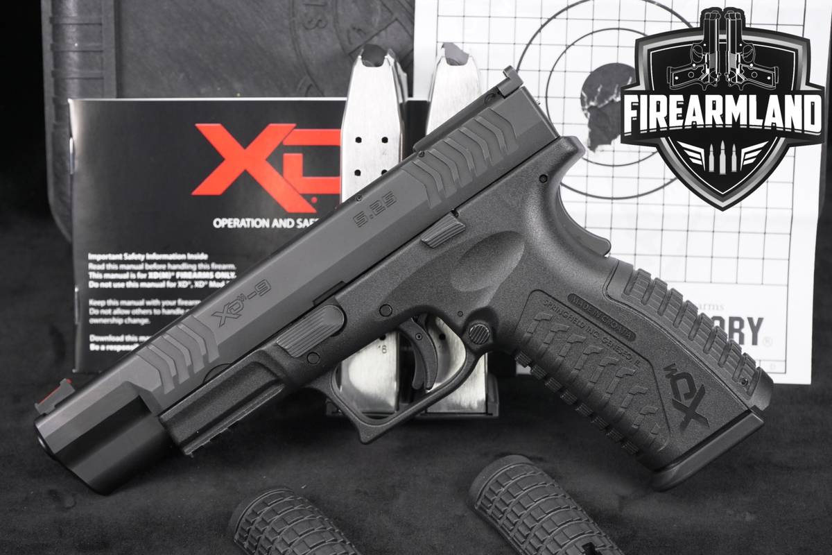 Springfield Armory XD-M 5.25 Competition Series 9mm XDM +3 MAGS, ORIG CASE