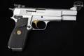 1991 Browning Hi-Power Silver Chrome 9mm Luger (9x19 Para) Silver Chrome in Very Good Condition Image 3