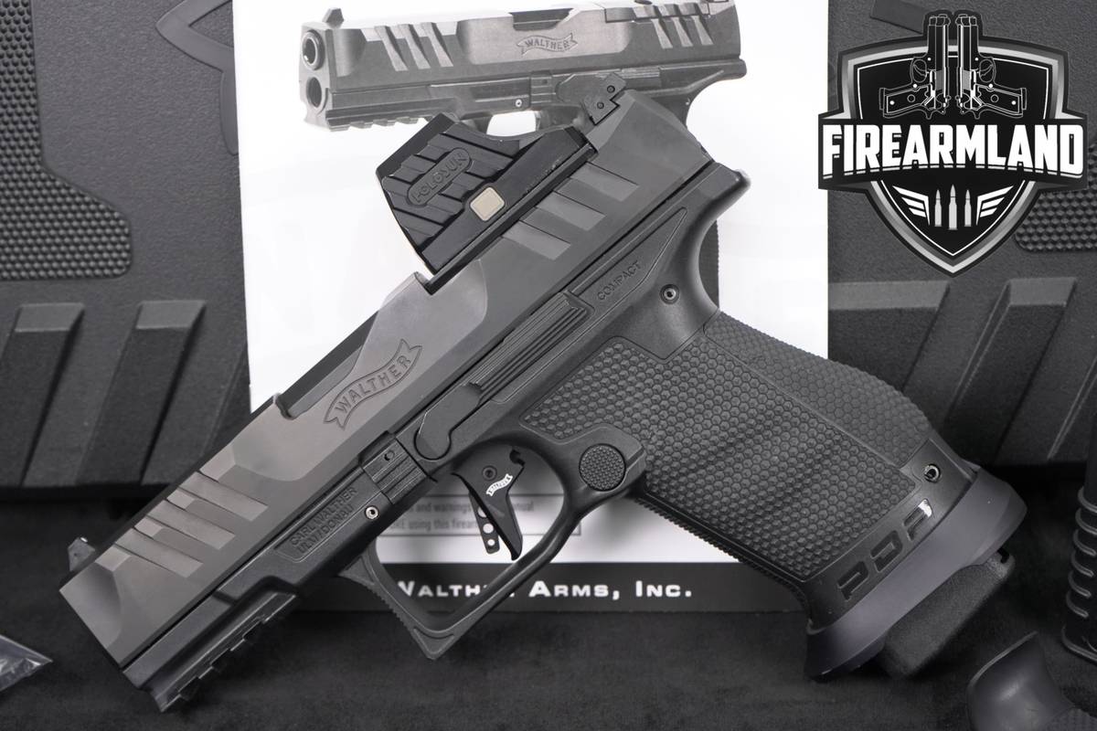 Walther PDP Pro-E Compact 9mm 4" +ORIG CASE & HOLOSUN OPTICS