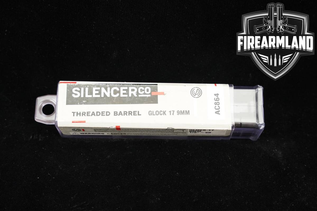 SilencerCo Glock 17 Gen 1-4 5" Threaded Barrel 9mm Luger Pistol G17 Barrels