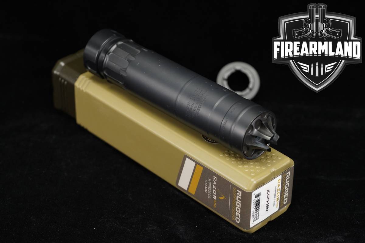 Rugged Suppressors Razor 5.56mm NATO Suppressor Razor556 +ORIG CASE