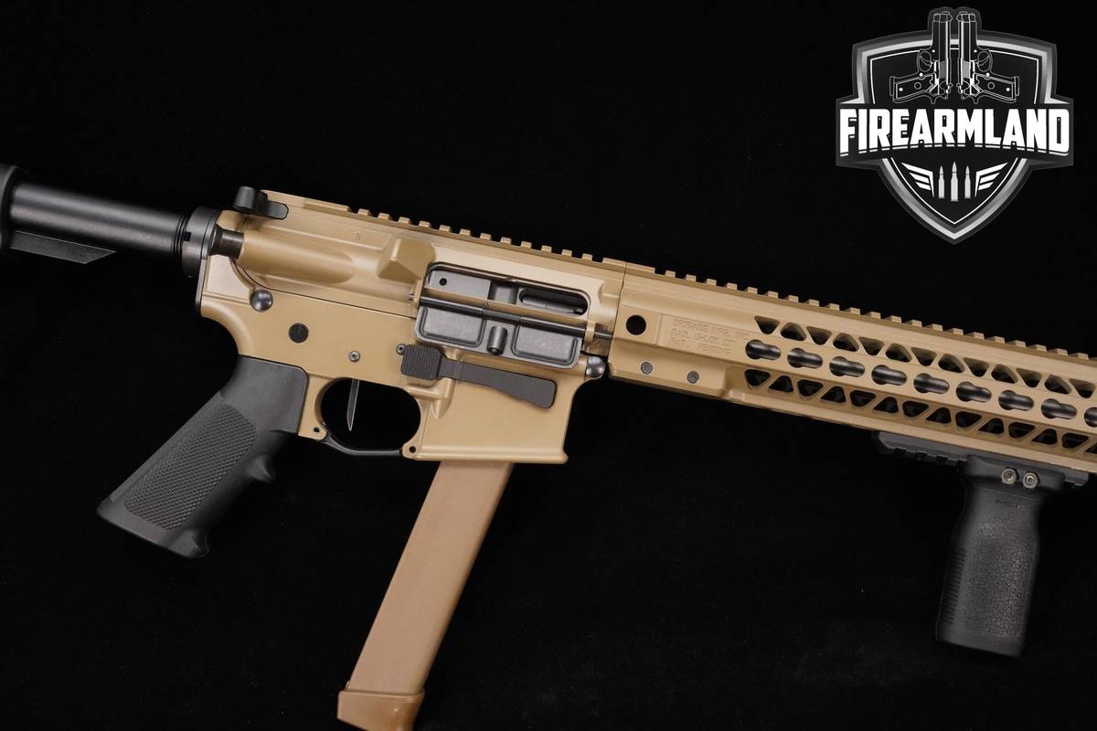 Brigade Manufacturing BM-F-9 Gen 2 9mm AR9 16.0" FDE +3 MAGS