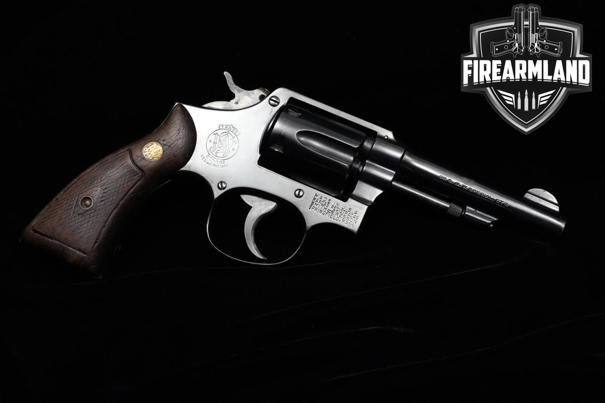 1951 Smith & Wesson (S&W) .38 Military Police Pre-Model 10 4" Blued S&W M&P