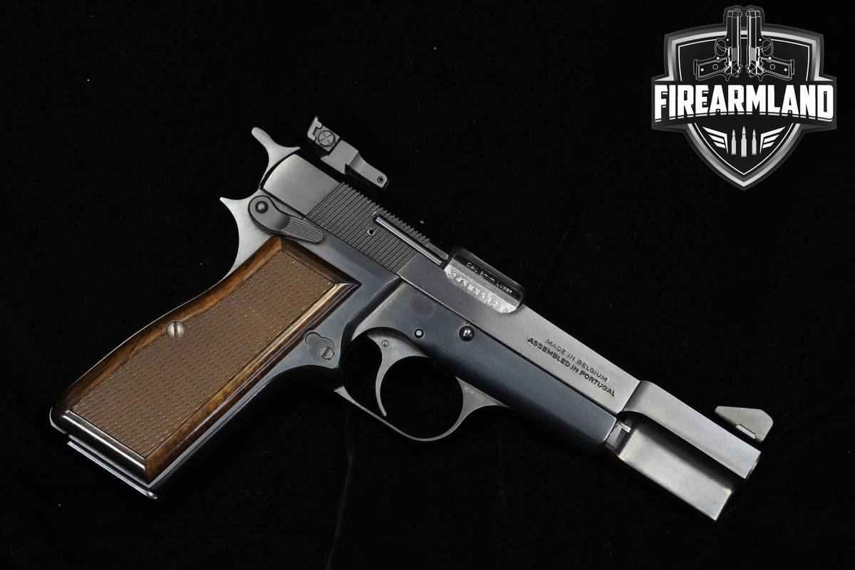 1993 Browning Hi-Power Tangent 9mm 4.625" Browning High Power +ORIG BOX