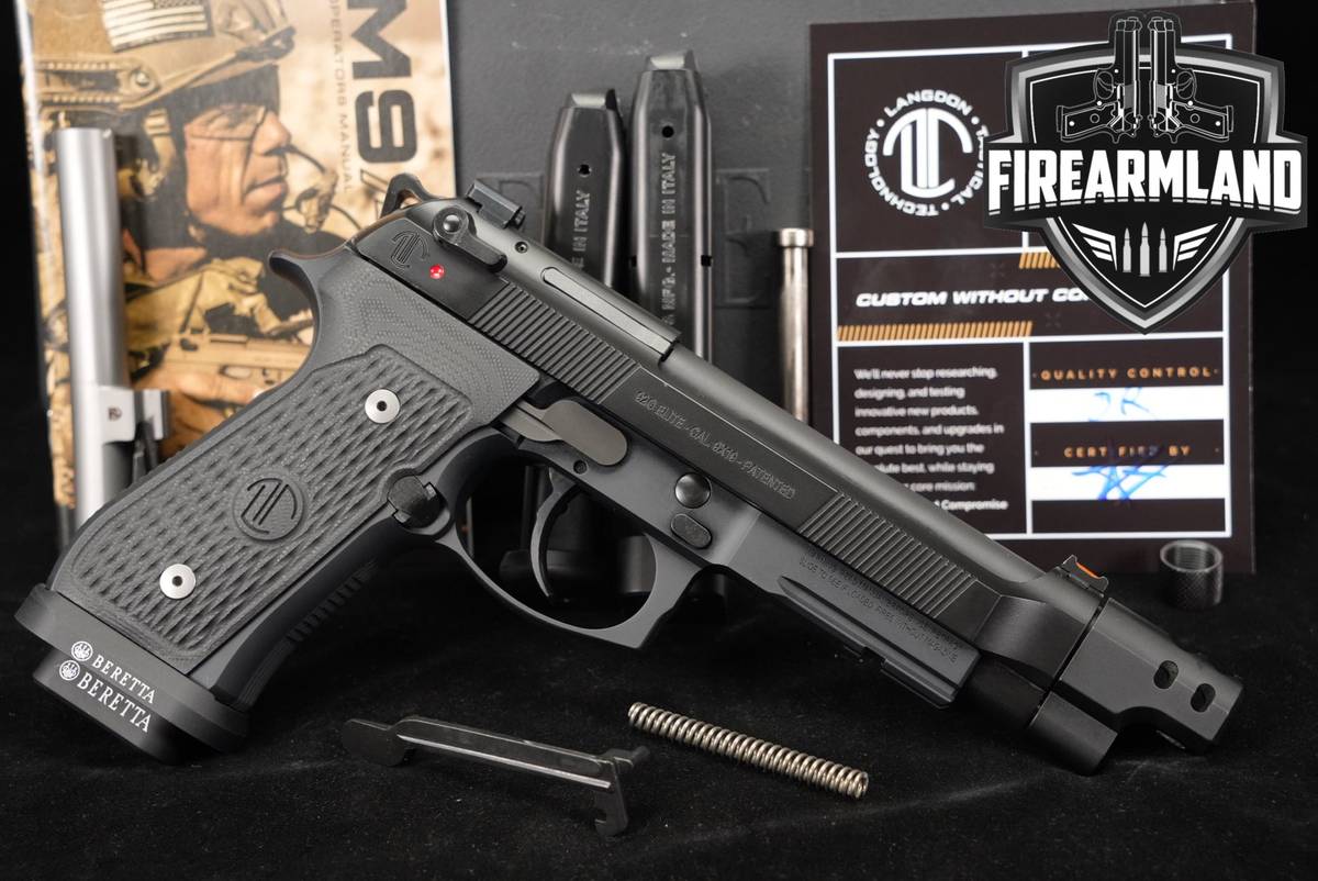 Beretta 92G Elite LTT 9mm 5" 92-G COMP DA/SA +3 MAGS, ORIG CASE