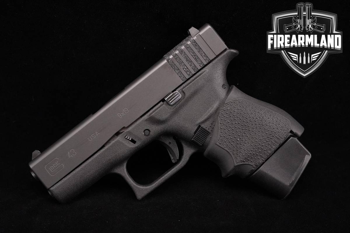 CCW Glock 43 9mm 3.41" Glock G43 G-43 +4 MAGS & HOLSTER