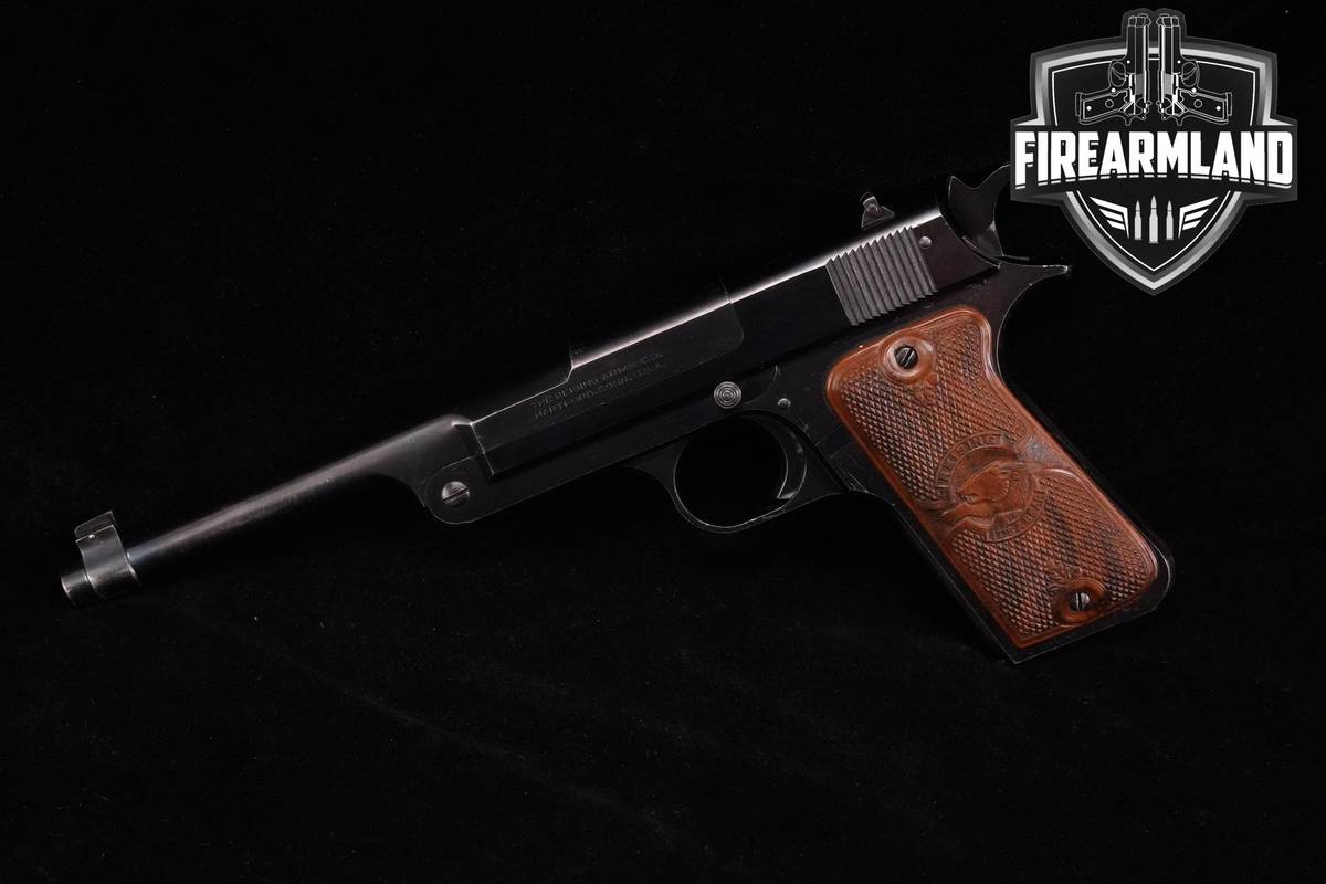IT'S A BEAR! Reising Arms Co .22 Target Pistol 22LR 6.75" Blued Tip-Up