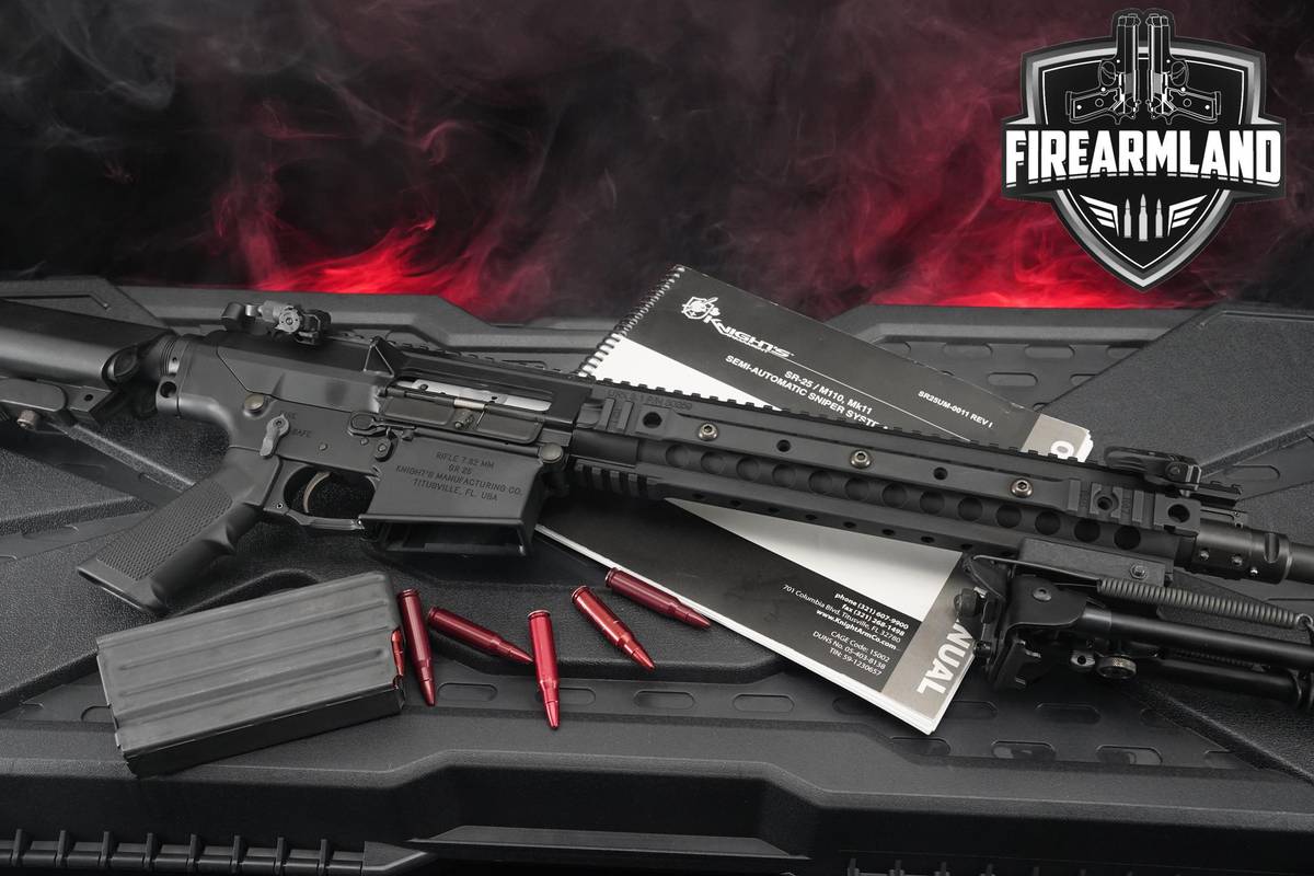 Knights Armament KAC SR-25 ECR 7.62 NATO AR-10 AR10 20" M110 SASS +OG CASE