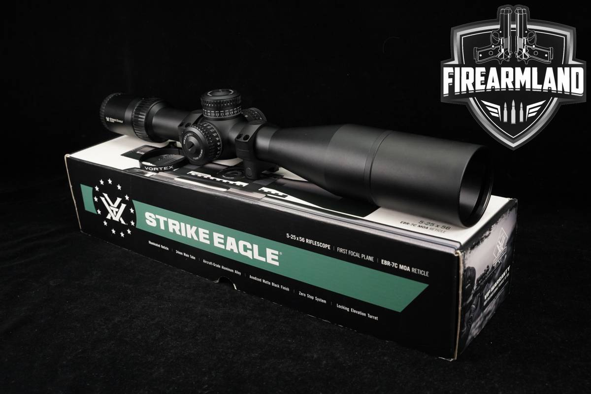Vortex Optics Strike Eagle 5-25x56mm EBR-7C MOA Reticle FFP +ORIG BOX