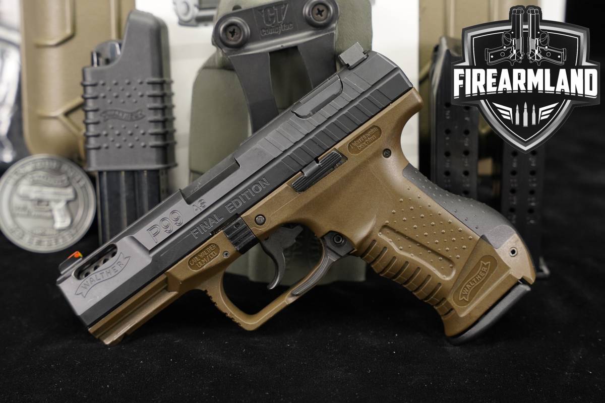 COLLECTOR SET Walther P99 AS FINAL EDITION 9mm P 99 +4 MAGS & ORIG BOX
