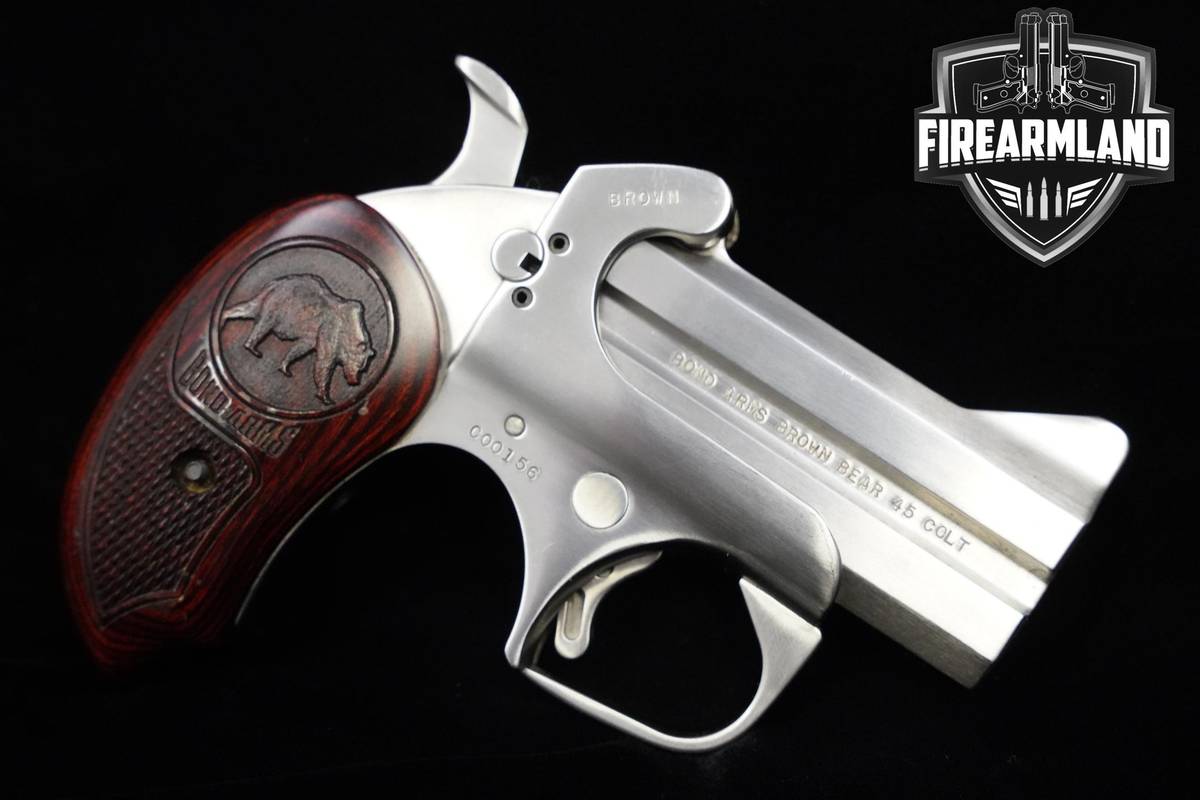 Bond Arms Brown Bear 45 Colt 3" Satin Stainless