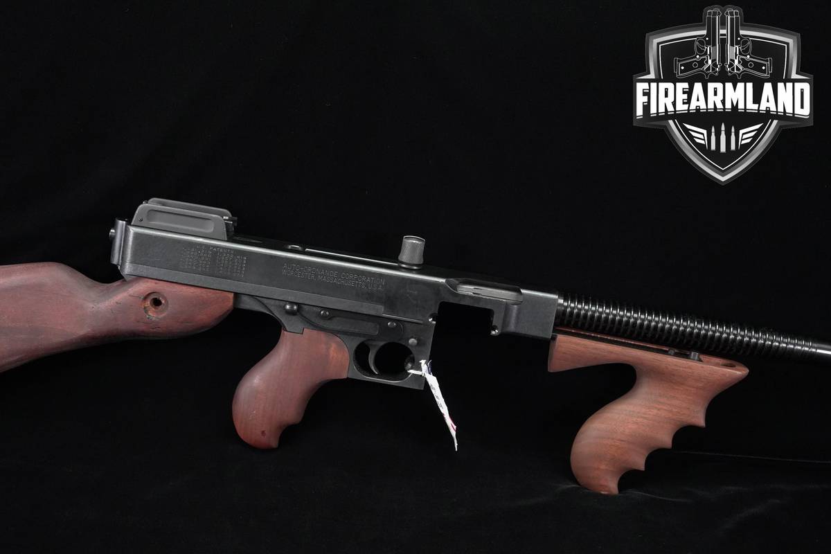 TOMMY-GUN Auto Ordnance Model Of 1927A1 Worcester Marked 45 ACP 18" 1927