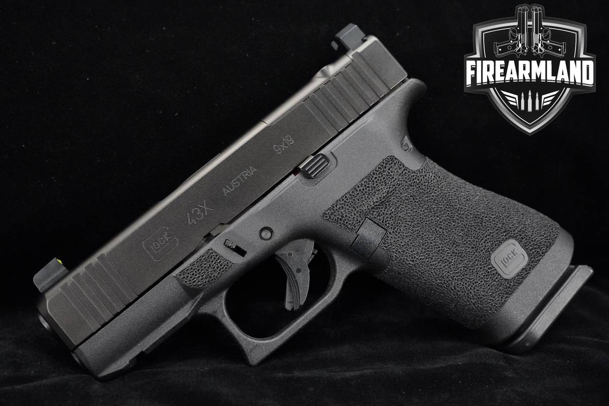 Glock 43X MOS Slimline 9mm 3.4" Glock-43X G43X G43-X +2 MAGS & ORIG CASE